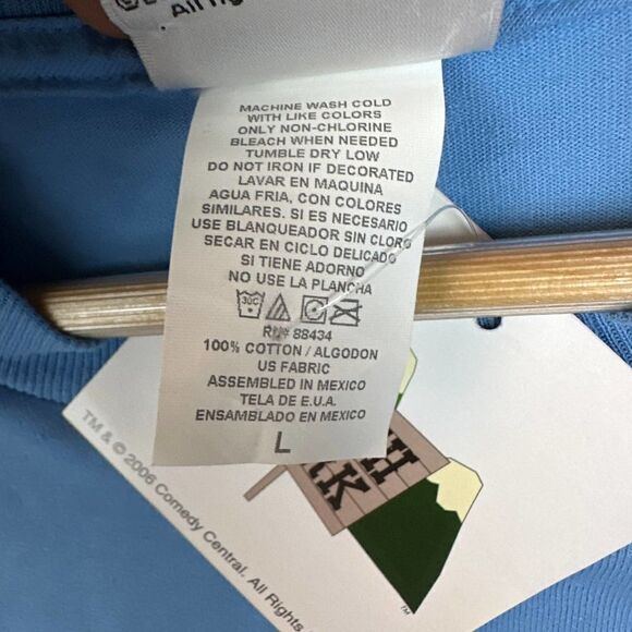 Comedy Central 2006 Cartman South Park T Shirt NWT Men’s L Read - Picture 7 of 12